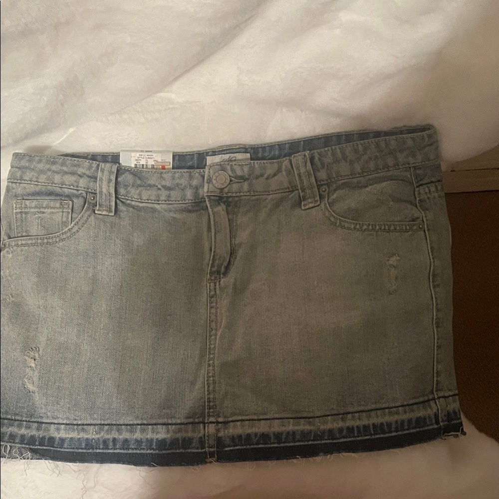 Denim Mini Skirt SO Brand Size 15